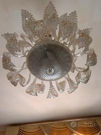 Lampadario vetro di murano