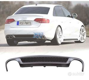 DIFFUSORE AUDI A4 B8 07-11 LOOK S LINE DOPPIA USCI