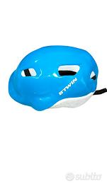 Casco Bici Bimbo B'Twin 100 Azzurro 53-56cm