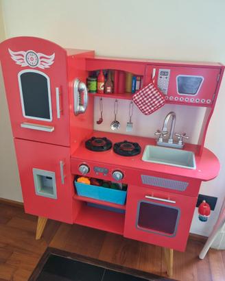 Cucina Giocattolo in Legno LEOMARK "Big Red" Vinta