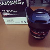 Samyang 12mm t2.2 Fuji x mount cine