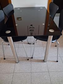 Tavolo vetro temperato