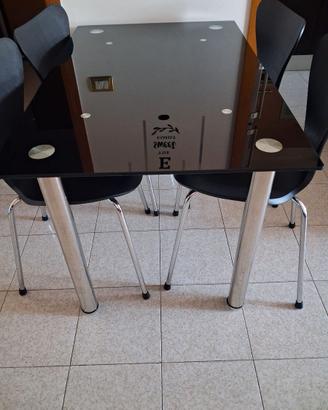 Tavolo vetro temperato