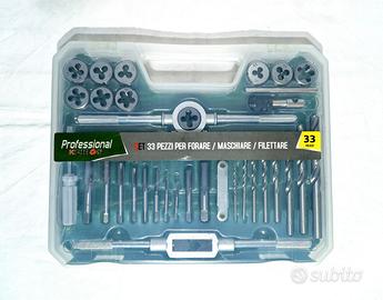 Set maschi e filiere 33 pz Keiros NUOVO