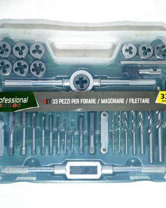 Set maschi e filiere 33 pz Keiros NUOVO