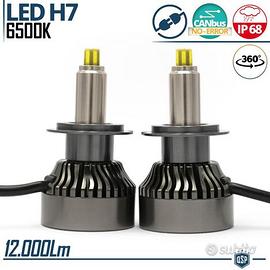 KIT lampade LED H7 per LENTICOLARE 12.000L 6500K