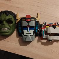maschere di carnevale Hulk, Voltron, Leone rosso V