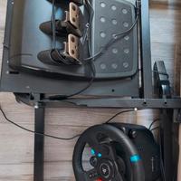 Logitech G29 PS5/PS4/PC + Pedaliera + Supporto