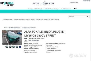 Alfa Romeo Tonale 1.3 280cv Plug-in Hybrid AT...