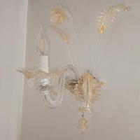 Lampadario in vetro di murano