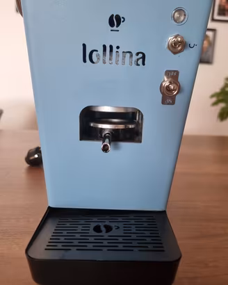 Macchina da caffè Lollina azzurro pastello