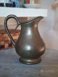Vaso Brocca in ottone massiccio - Vintage