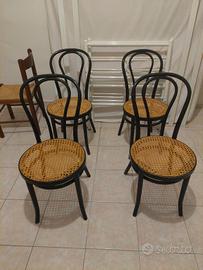 4 sedie vintage anni 60