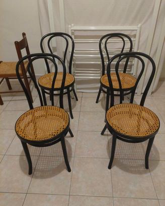 4 sedie vintage anni 60