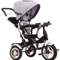 Triciclo Baby's Clan Giro 360 6 in 1 Grigio