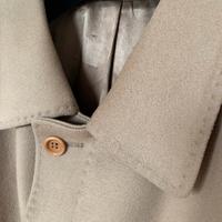 Cappotto lungo lana merino beige 48 Loro Piana