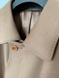 Cappotto lungo lana merino beige 48 Loro Piana