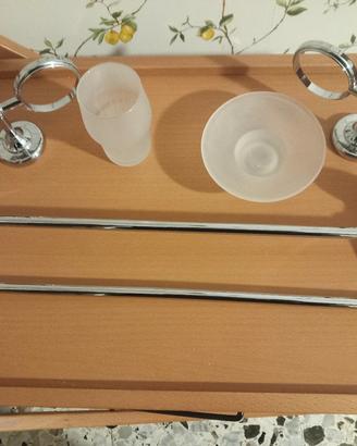 set accessori bagno acciaio inossidabile