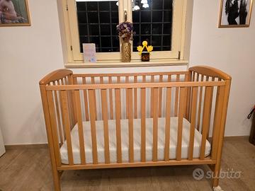 Lettino Foppapedretti in legno massiccio