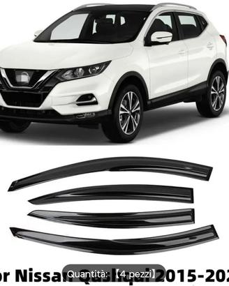 deflettori  d'aria antiturbo Nissan Qashqai j11 