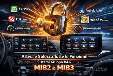 Attivazione Sblocco Funzioni MIB2 /3  Gruppo Vag