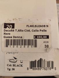 GUESS originale scarpa Decoltè tacco alto (n.38)