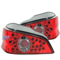 FANALI PEUGEOT 106 96-04 LED SFONDO ROSSO