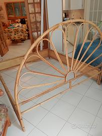 Camera da letto vintage in bamboo