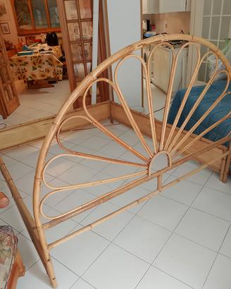 Camera da letto vintage in bamboo