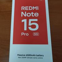 Xiaomi Redmi Note 15 Pro 5G 12/512 NUOVO SIGILLATO