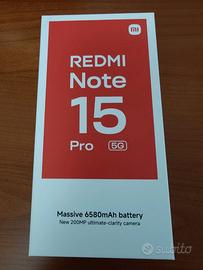 Xiaomi Redmi Note 15 Pro 5G 12/512 NUOVO SIGILLATO