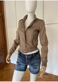 BOMBER IN PELLE JO NO FUI. Tg. S