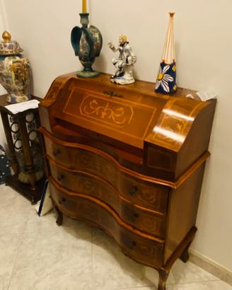 Splendida Ribalta Secretaire in Stile Barocco
