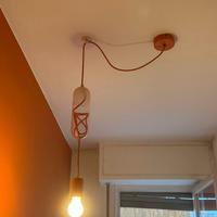 Lampadario a sospensione moderno in vetro