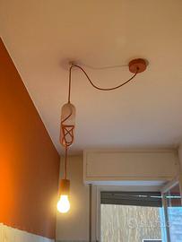 Lampadario a sospensione moderno in vetro