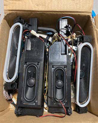 Box elettronica casse schede componenti vari