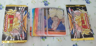 Lotto 35 Lamincards Dragon Ball Serie X Metal