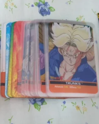 Lotto 35 Lamincards Dragon Ball Serie X Metal