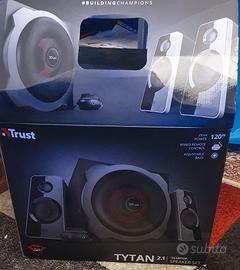 Trust Tytan Set Altoparlanti 2.1  Subwoofer, 120W