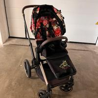 Passeggino Cybex Priam Platinum spring dark black