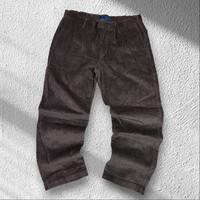 Pantaloni Fila Vintage in Velluto a Coste Marrone