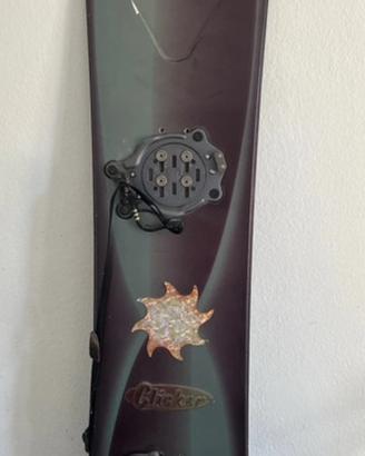 SIMS Snowboard Project Pipe + K2 Clicker no boots