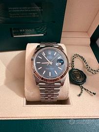 ROLEX DATE JUST 126334 NUVO BLU ITALIANO
