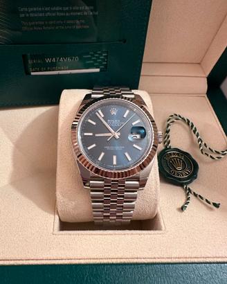 ROLEX DATE JUST 126334 NUVO BLU ITALIANO
