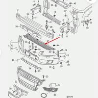Audi A4 spoiler paraurti anteriore 8k0 807 233