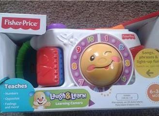 Macchina fotografica Fisher-Price nuova con batter