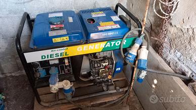 Generatore di Correttene  AIR COOLED DISEL -5,0 KW