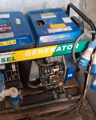 Generatore di Correttene  AIR COOLED DISEL -5,0 KW