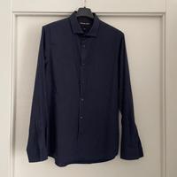 Camicia Michael Kors uomo M slim fit blu come nuov