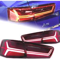 FANALI AUDI A6 C7 11-14 ROSSI CON FRECCIA A LED DI